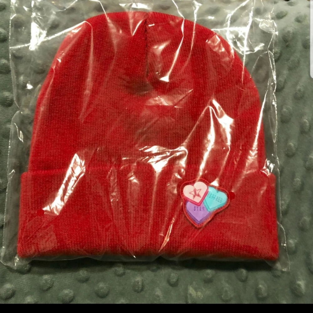 Jeffree Star Red Valentines Beanie